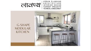 Guide to G-Shaped Modular Kitchen: Details of design and characteristics by Lavanya Architects