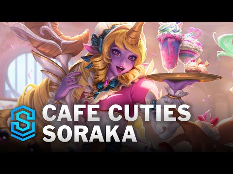 Cafe Cuties Soraka Skin Spotlight - League of Legends