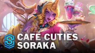 Cafe Cuties Soraka Skin Spotlight - League of Legends