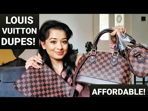 LOUIS VUITTON DUPES!, Designer dupes on a budget 💖, ISAWITFIRST