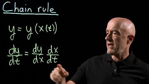 Chain Rule for Derivatives | Lecture 15 | Calculus for Engineers