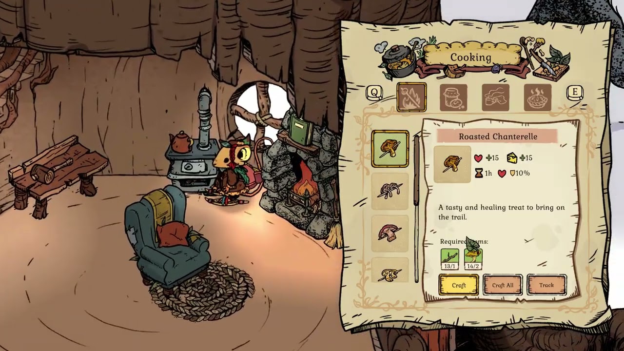 Winter Burrow Part 18 - Getting Resources And Cooking