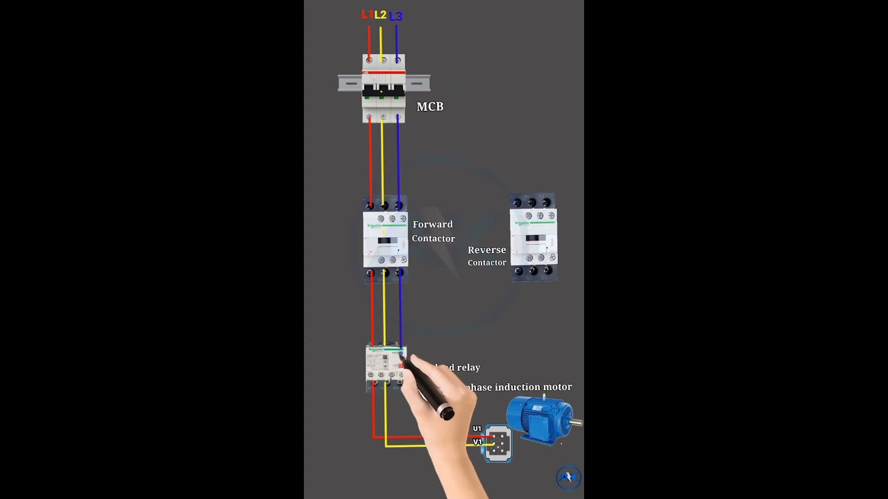 Reverse Forward Power Wiring Motor Connection