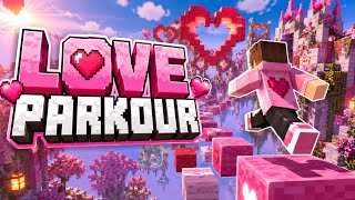💖 LOVE PARKOUR Challenge in Minecraft! ❤️ | Impossible Jumps!