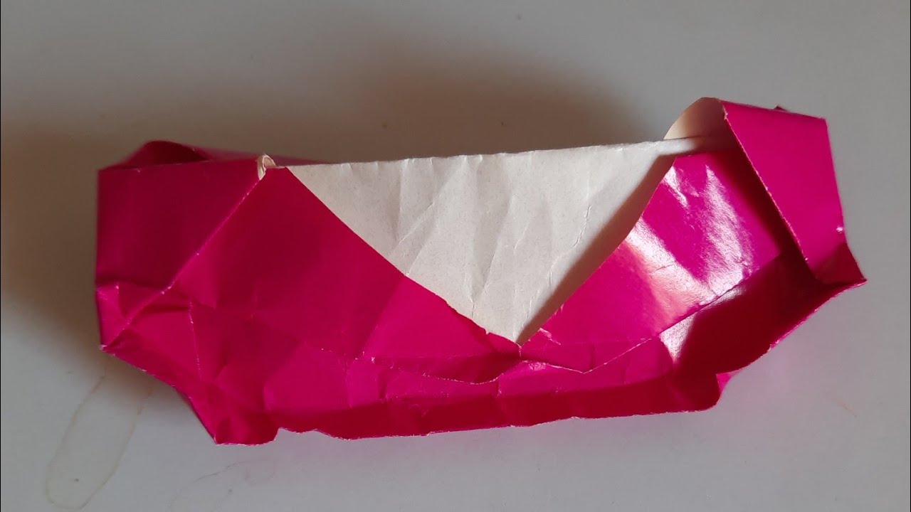 How to make an origami bathtub - YouTube