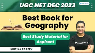 UGC NET 2023 | Best Book for Geography Best Study Material for Aspirant | Kritika Pareek