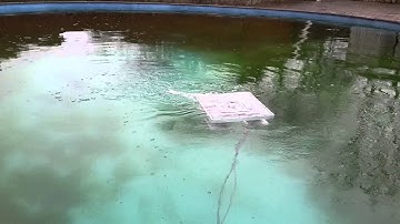 Homemade Rov first test in water