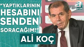 Dursun Özbek: 'Buradan Sana Söylüyorum Ali Koç. Tüm Bu Yaptıklarının Hesabını Senden Soracağım'