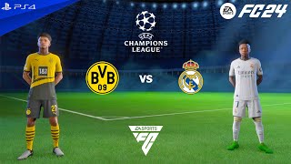 FC 24 PS4 - Borussia Dortmund vs Real Madrid | UEFA Champions League Final 23/24