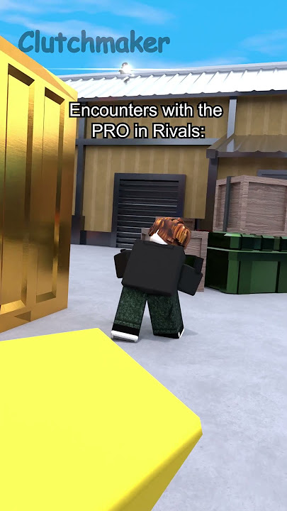 Encounter with the PRO in Rivals: #shorts #short #roblox #funny #robloxmemes