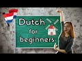 LEARN DUTCH FOR BEGINNERS // Nederlands voor beginners 😍 (Gratis NT2-cursus van A0 naar A1)