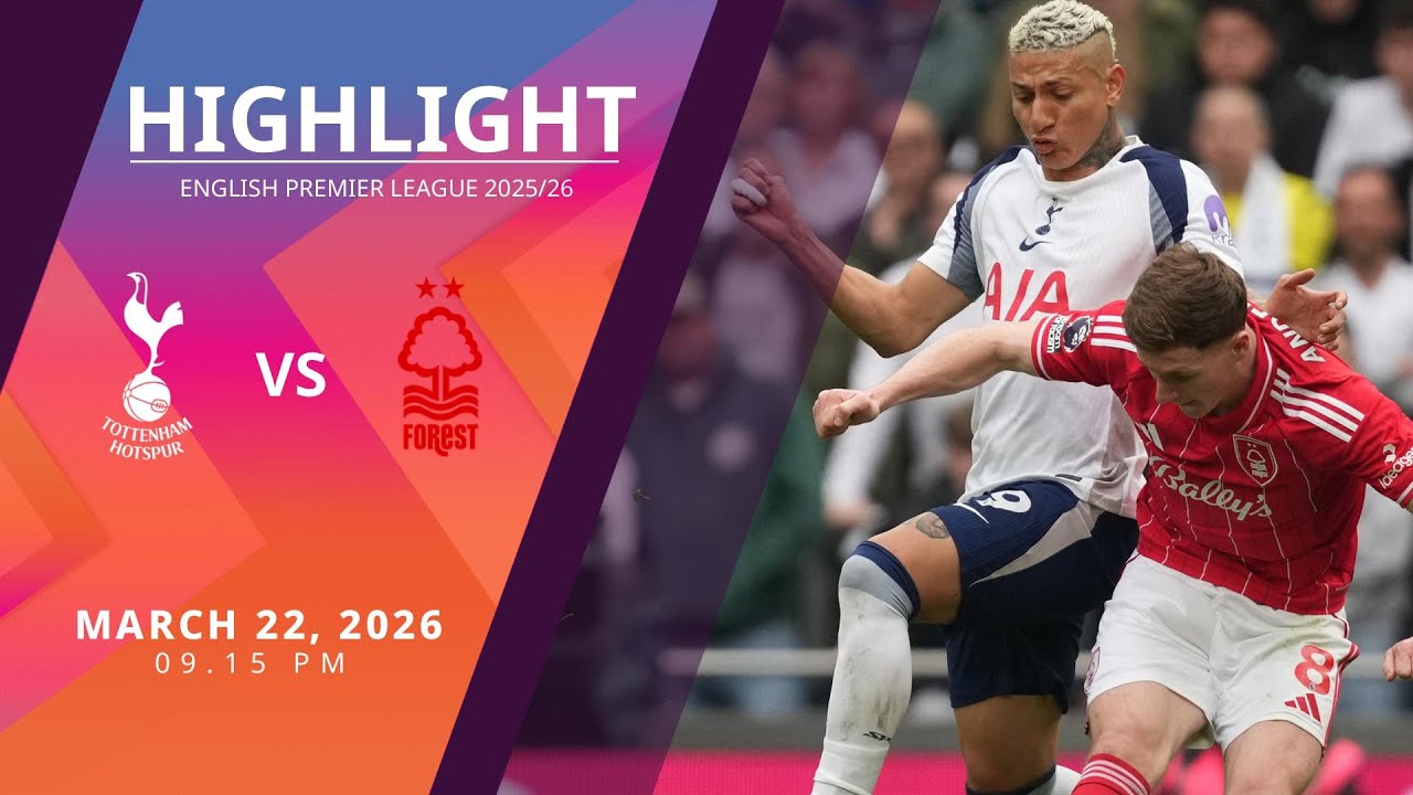 [Highlight] PremierLeague : สเปอร์ส vs น็อตติ้งแฮม ฟอเรสต์ (22-03-69)