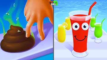 CRUSHY FINGERS vs JUICE RUN | Epic Android gameplay walkthrough | Epic Brain Odyssey Part -10