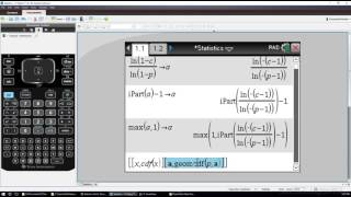 Statistics 2.17.2.2 Inverse Geometric for TI-nspire