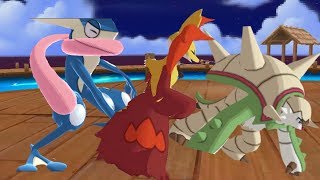 [VGC 2018] Symbiosis + Weakness Policy & Water Pledge Greninja! Pokemon USUM Wi-Fi Battle #59