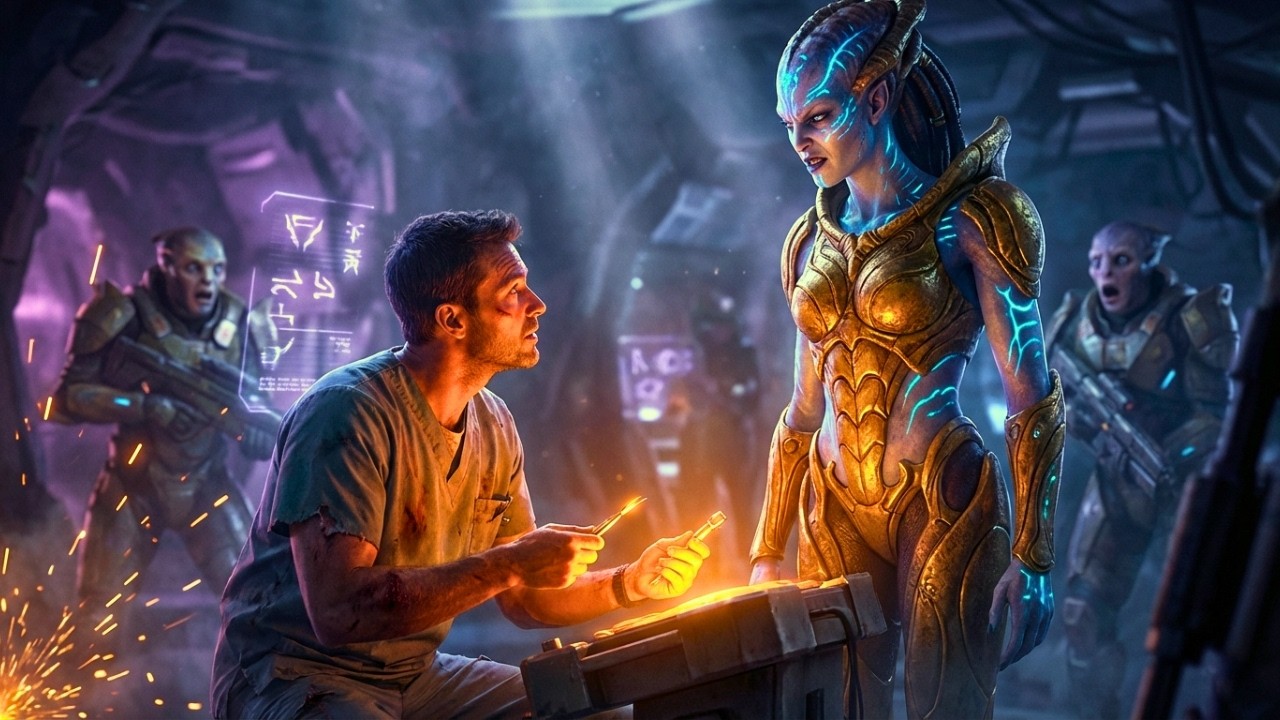 The Empress mocked the human Doctor's primitive tools until he cured the uncurable