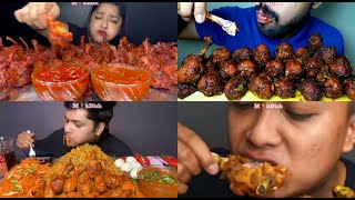 ASMR MUKBANG | SPICY CHICKEN LOLLIPOP
