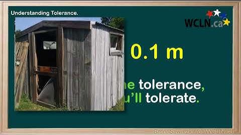 WCLN - Math - Measurement & Uncertainty 4/4 (Tolerance)
