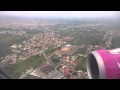 Wizzair lądowanie | landing | atterraggio | Naples NAP (10.05.2014)