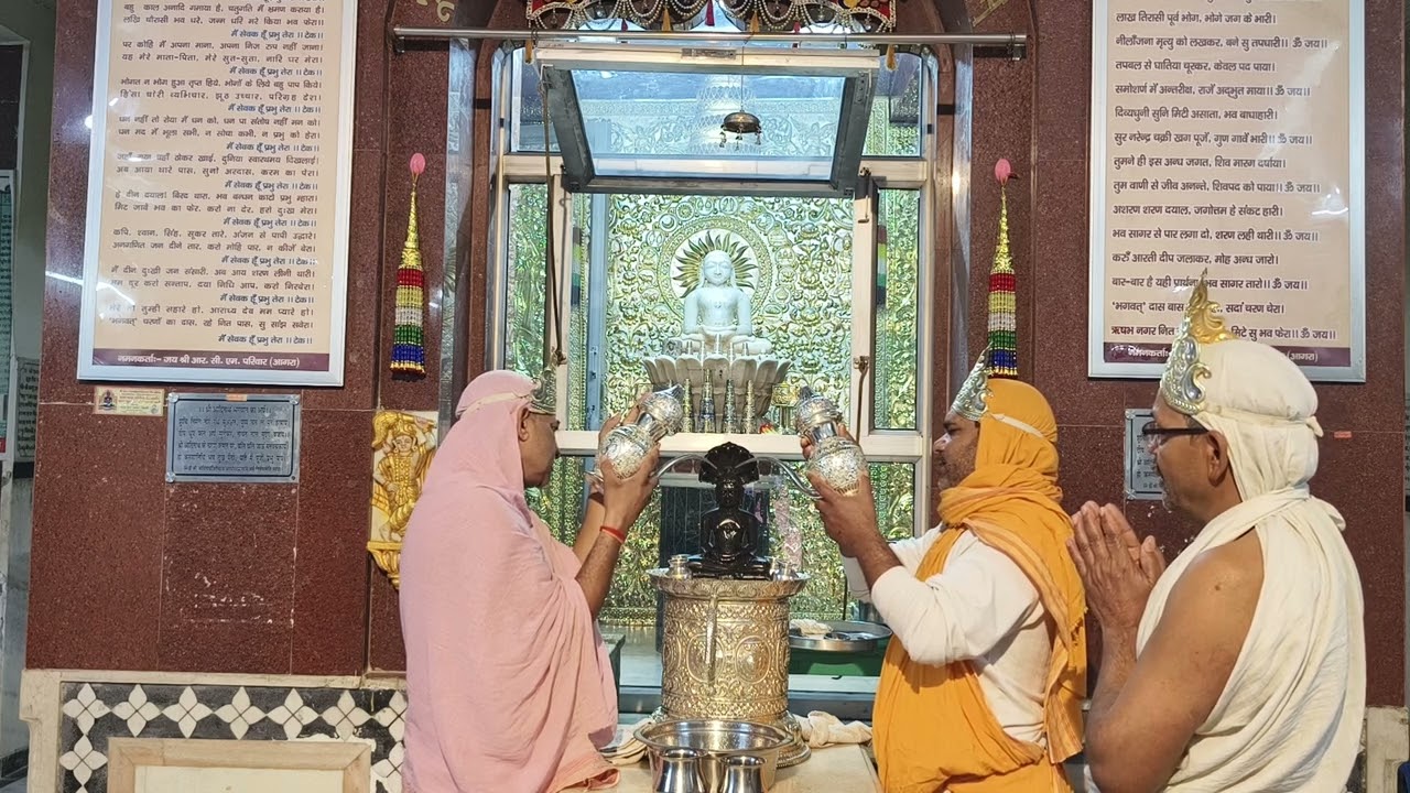 श्री दिगंबर जैन अतिशय क्षेत्र मरसलगंज जी शांतिधारा पुण्यार्जक परिवार दिनांक - 11/01/2026