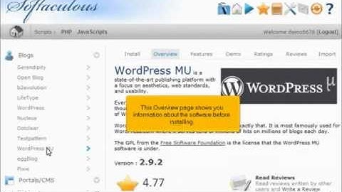 How to install WordPress MU from Softaculous - webilabs