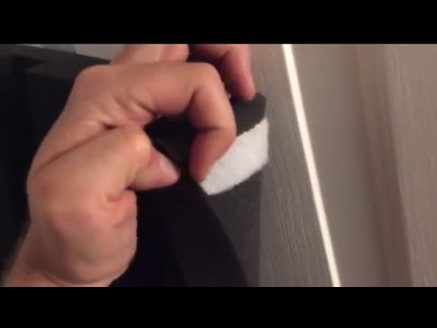 How to Temporarily Attach Foam to the Ceiling and Walls