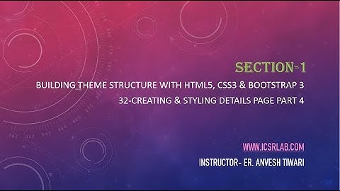 32 Creating & Styling Details Page Part 4  E Commerce Website In PHP & MySQL