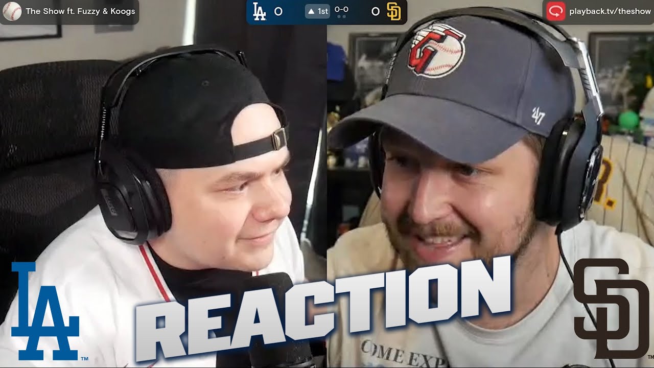 The NL West is TIED! 🤯 Fuzzy and Koogs46 react to a THRILLING Dodgers vs. Padres series opener!