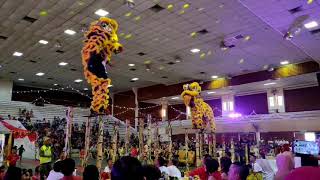 Acrobatic Double Lion Performance by Persatuan Tarian Singa Muda-Mudi Penampang 2020