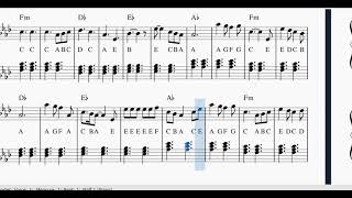 PERFECT - Ed Sheeran  ||Piano Tutorial ||Staff Notation with chords ||