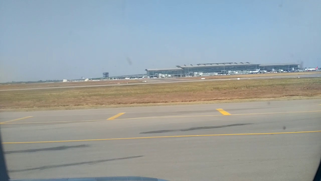 Flight take off from Airport. Window View. - YouTube