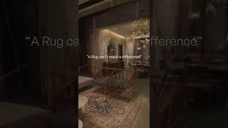 Modern Neutral Rug for Living Room | Minimal Home Decor Ideas #shorts
