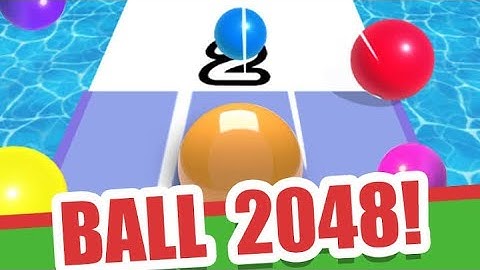 Ball Run 2048 - Gameplay Walkthrough Part 1 Tutorial Levels 1-18 (iOS, Android)