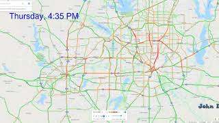 Details Dallas–Fort Worth metropolitan area typical daily traffic by Google - November 2019 Guide
