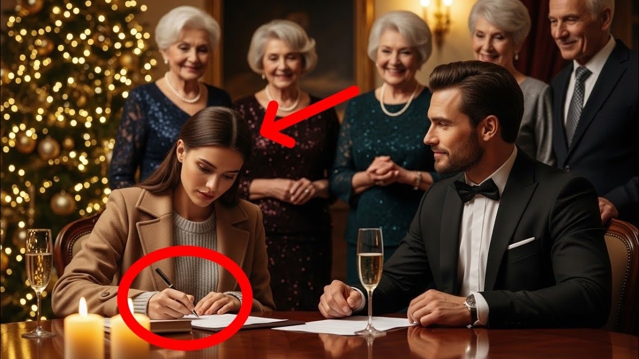 En Lágrimas, Firma El Divorcio En La Fiesta De Navidad — Sin Saber Que Es Del Millonario