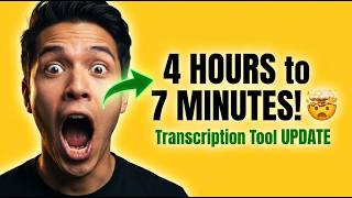 🎬 Transcription Tool Update That Cut My Workflow from 4 Hours to 7 Minutes |Hero Extract
