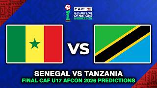 Senegal Vs Tanzania Final Caf U17 Africa Cup Of Nations 2026 Preview U0026 Predictions