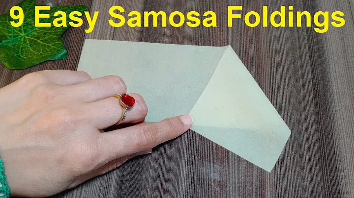 9 Easy Samosa Folding | How to Fold Samosa Perfectly. How to make samosa shape. Samosa Sheet Folding