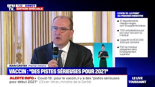 Jean Castex annonce que le port du masque va être rendu obligatoire dans tout Paris