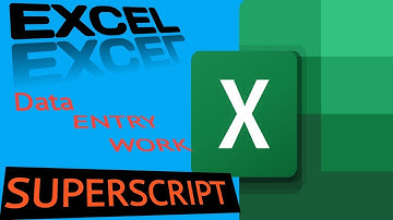 Excel Data Entry🥰|| 👉Superscript👈 || #excel #youtube #msexcel #computer #education #tricks #foryou