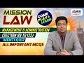 MISSION LAW - Management &amp; Administration MENTI QUIZ | IMPORTANT MCQs | MEPL - Mohit Agarwal