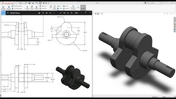 Exercise 27 | Solidworks tutorial for beginners | Crank shaft