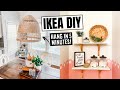 IKEA DIY HACKS - Budget Friendly Light Fixture - Easy IKEA Decor DIYs