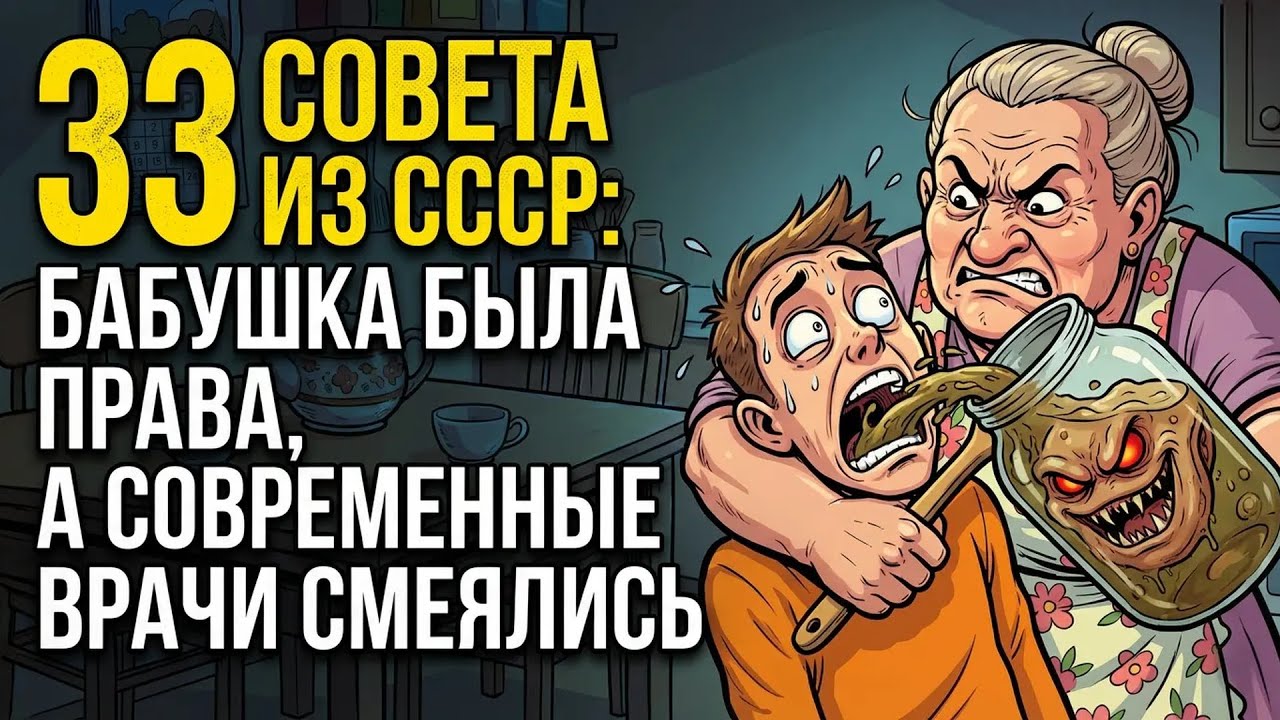 33 совета из СССР: Бабушка была ПРАВА, а современные врачи смеялись