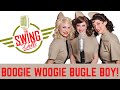 The Swing Dolls sing The Andrews Sisters' "Boogie Woogie Bugle Boy" with the Ten West Orchestra