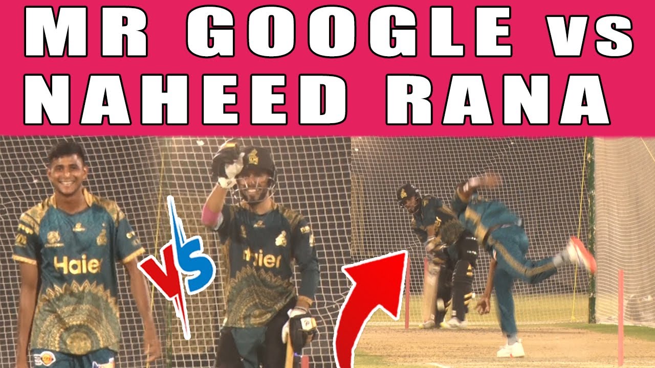 Mohammad Haris and Naheed Rana sixes competition in practice session