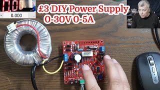 £3 DIY Lab Linear Adjustable Power Supply 0-30V 0-5A INSANELY CHEAP! Bonus: Modifications inside :D