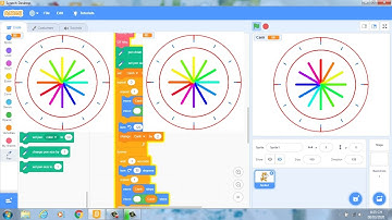 Hướng Dẫn lập Trình Scratch Vẽ Đồng Hồ|VĐD