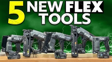 5+ New Tools From Flex! Flex 24V Nailer and Stapler Lineup