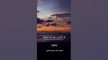 سورة القصص Surat Al-Qasas, verse 71 #المنشاوى